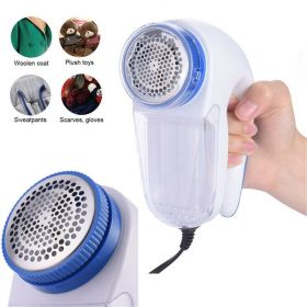 Lint Remover And Fabric Shaver, Electric Portable Sweater Pill Defuzzer Fuzz Balls Remover, For Clothes, Ouch, Blanket, Curtain, Legging (Color: White)