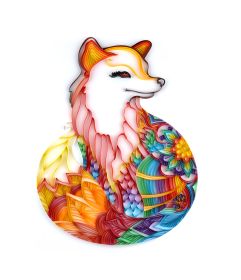 Quilted Paper Painting Creative Handmade Crafts (Option: Fox-Basic)