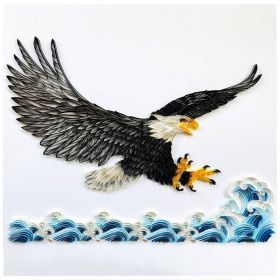 Quilted Paper Painting Creative Handmade Crafts (Option: 1Eagle-Basic)